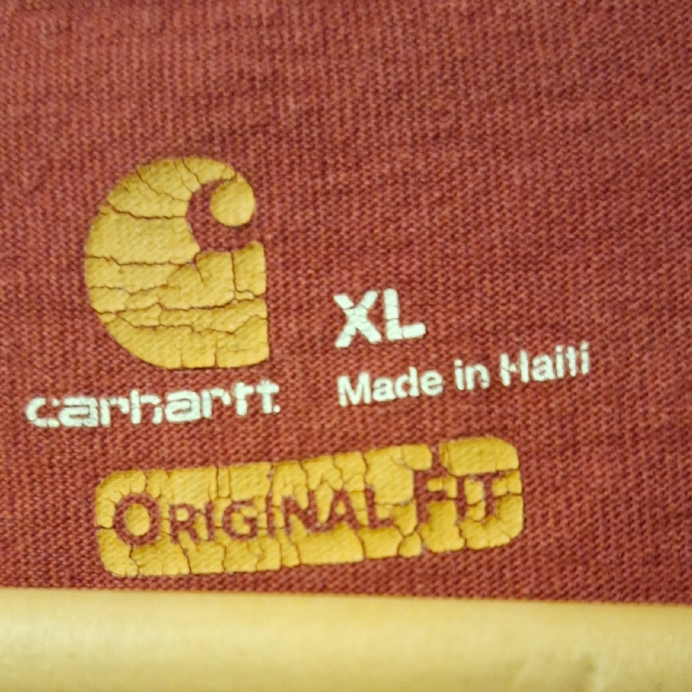 Carhartt XL Original Fit Shirt in Rust Brown